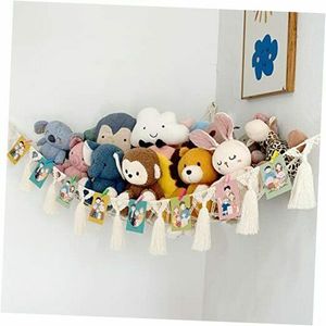 Hamaca de macramé para colgar animales, red de almacenamiento de pared, para habitación de niños - Product Image 5