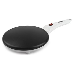 Crepera Eléctrica 800W 20cm, Color Blanco y Negro, Modelo G10306 - Product Image 1