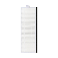 Kit de pièces de rechange pour aspirateur robot ILife A9 : brosse latérale principale en caoutchouc, filtre HEPA et pré-filtre, et chiffon de nettoyage.