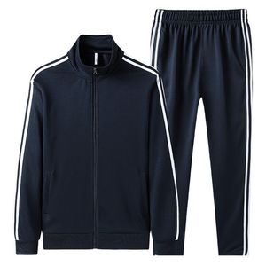 Survêtement confortable pour hommes Full Zip Warm Jogging Sweat Suits 100% Polyester Léger - Product Image 4