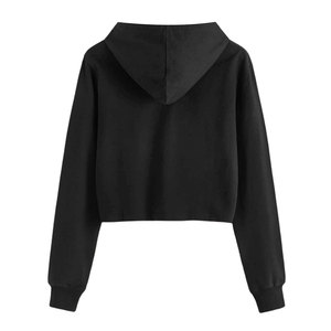 Sudaderas Cortas de Alta Calidad para Mujer, con Hombros Caídos, Lavado Ácido, 100% Algodón Orgánico, con Estampado Gráfico - Product Image 2