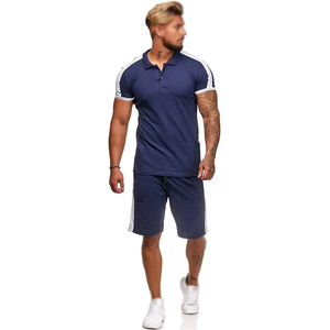 Conjunto de pantalones cortos y chándal de verano personalizado, pantalones cortos de Cachemira para hombre, suéter de dos piezas para hombre, serigrafía - Product Image 6