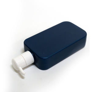 Botella de champú de plástico NBT HDPE azul oscuro, botella de champú rectangular negra, 300ml, 600ml, buena calidad, exportación superior - Product Image 5