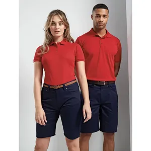 Shorts de travail chino pour femmes, polos promotionnels - Product Image 3