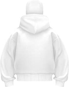 OEM <b>Balaclava</b> hoodie for <b>men</b> winter warm fleece cotton blended Hoodie Drop shoulder oversized hoodie street fashion - Product Image 5
