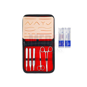ชุดเย็บมืออาชีพ 13 ชิ้นเยอรมันสแตนเลสกรรไกรแหนบ Scaler คีมและชุดเครื่องมือผ่าตัดอื่นๆ - Product Image 5