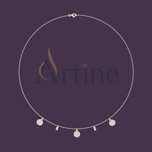 Collier ras du cou avec logo personnalisé 18 carats Collier à pendentif Vente en gros Bijouterie Fabricant - Product Image 1