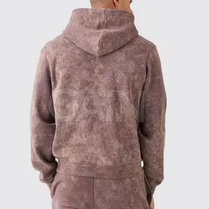 Survêtements de détresse pour hommes, de couleur unie, à prix de gros, survêtements de quantité minimale de commande bas pour hommes. - Product Image 3