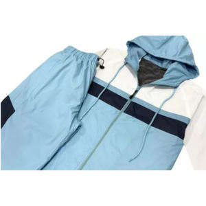 Mode OEM Logo Personnalisé Hommes Casual Jogger Set Deux Pièces Ensemble Nylon Polyester Homme Coupe-Vent Survêtement pour Garçons - Product Image 6