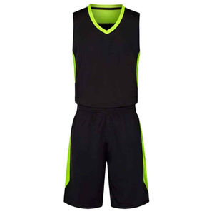 Meilleure vente uniforme de basket-ball vêtements de sport entraînement maillots de basket-ball ensembles hommes portent un uniforme de basket-ball sans manches blanc uni - Product Image 2