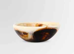 Factory Supply Resin Serving <b>Bowl</b> Round <b>Bowl</b> With Natural Polish Modern Design <b>Large</b> Dough Serving <b>Bowl</b> for Home Restaurant Use - Product Image 4