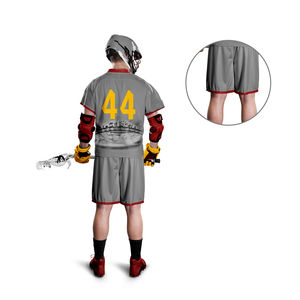 Conjunto de uniformes juveniles sublimados 100 poliéster transpirable cómodo Lacrosse bandera ropa deportiva tarifa al por mayor OEM personalizado - Product Image 6