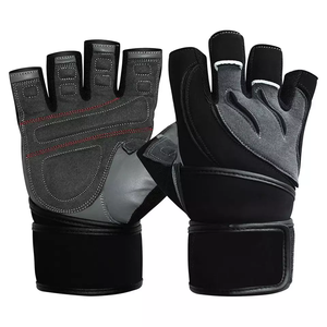 Guantes de Cuero para Levantamiento de Pesas y CrossFit, Hechos a Medida, Unisex, Elásticos, para Entrenamiento y Fitness - Product Image 3