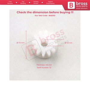 Engranaje de 12 Dientes para Velocímetro y Odómetro BGE512 E1 para W463 R107 W124 W126 W123 E28 E24 E30 - Product Image 5