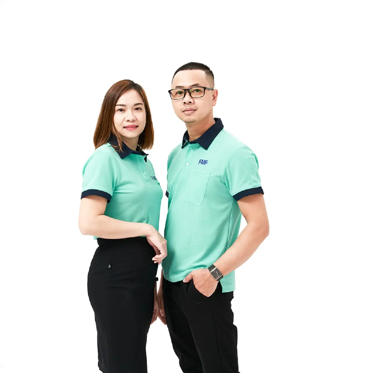 Polos à manches courtes à séchage rapide numéro un au Vietnam pour hommes et femmes-Vêtements en coton uni