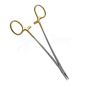 DeBakey Porte-aiguille 7 pouces Carbure de tungstène délicat dentelé Outil médical chirurgical en acier inoxydable - Product Image 4