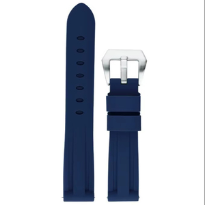 JD6082 Blue Waterproof Breathable Lightweight Durable Sports Unisex Smart <b>Watch</b> Band Soft Silicone Custom Logo Stainless Steel - Product Image 1