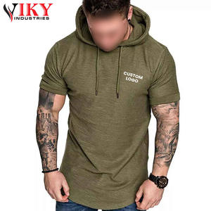 เสื้อฮู้ดผู้ชายแบบมีฮู๊ดครึ่งแขนเสื้อสเวตเชิ้ตสีล้วนสำหรับฤดูหนาวโลโก้ตามสั่ง - Product Image 4