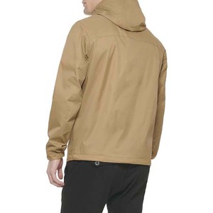 Best Selling Men's High Street Style Nylon Rain <b>Jackets</b> Custom Plain <b>Lightweight</b> Waterproof Windbreakers for Canvas Coating - Product Image 5