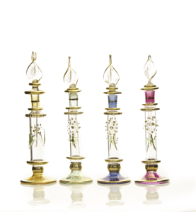 Botella de cristal egipcio de lujo soplada a mano, recuerdos de celebración de bebé con estilo de amor, regalos de Baby Shower hechos a mano - Product Image 3