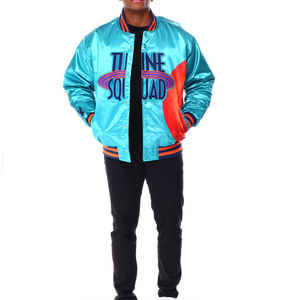 Veste en satin épaisse personnalisable pour homme, style streetwear urbain 2026, veste universitaire matelassée, prix de gros, veste en satin 2026 - Product Image 2