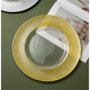 Vaisselle de luxe assiette de chargeur plat de dîner rond vaisselle sous assiette de fabricants et de fournisseurs - Product Image 4