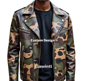 Fábrica de chaquetas de cuero artesanal | Fabricante de chaquetas de cuero de calle de pedidos personalizados de diseñador | Logos y diseños personalizados - Product Image 3