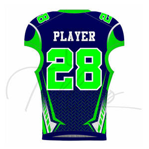 Camiseta de Fútbol Americano de Verano de la Mejor Calidad con Logotipo Personalizado, Color Personalizado, Transpirable, de Secado Rápido, Manga Corta, Talla Grande, Uniforme 100% - Product Image 4