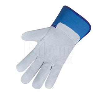 Gants de travail en cuir de haute qualité avec design respirant, options personnalisables, protection anti-coupure et anti-choc, fabriqués au Pakistan - Product Image 6