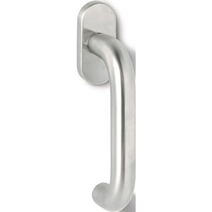 HEWI 111XAFG Manija de Ventana Estándar de Acero Inoxidable de 30 mm con Acabado Mate para Persianas, Cortinas y Contraventanas - Product Image 1