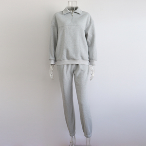 Survêtements pour femmes Polyester délavé à l'acide Sweat à capuche et pantalon de haute qualité Fabricant de survêtements personnalisés pour femmes - Product Image 6
