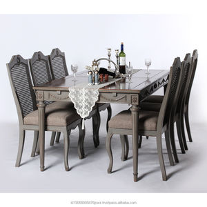 Juego de mesa de comedor de caoba clásica vintage n. ° 1365 para hoteles con sensación Premium - Product Image 1