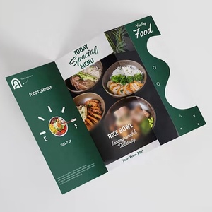 Thực Đơn Nhà Hàng In Ấn Sách Quảng Cáo Bằng Nhựa Polyester Chống Thấm Nước - Product Image 5