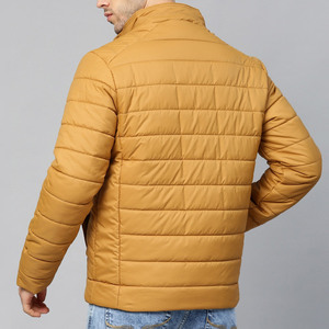 Fabrication en usine nouveauté veste bouffante à manches longues personnalisée col montant saison d'hiver Logo avant Styles de joueur - Product Image 2