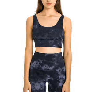 Ensemble de yoga pour femmes, taille plus, haut court, short de course taille mi-haute, sans couture, écologique, séchage rapide, respirant, léger - Product Image 2