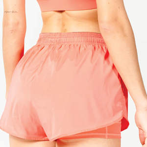 5% ผ้ามันวาว95% ผ้าโพลีเอสเตอร์อีลาสเทนเคลือบสีแสดเข้มปกติ2 in 1สายรัดเอวแบบม้วนพร้อมที่จับซิลิโคน - Product Image 6