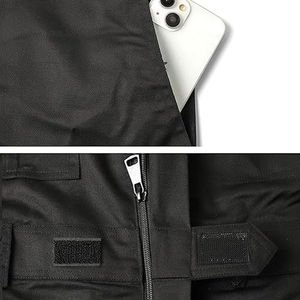 Combinaison haute visibilité, vêtements de travail adaptés aux ouvriers, combinaison haute visibilité respirante, construction, usage quotidien - Product Image 5