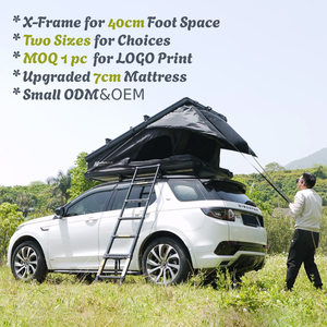 Tente de toit de camping extérieure personnalisée en alliage d'aluminium pour SUV et fourgonnette, étanche, à montage automatique, idéale pour la pêche et la randonnée estivales - Product Image 6