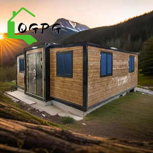 Casa Container Prefabbricata Espandibile 20Ft 40Ft con Struttura <span class=keywords><strong>in</strong></span> <span class=keywords><strong>Acciaio</strong></span>, Edificio Modulare di Sicurezza - Product Image 2