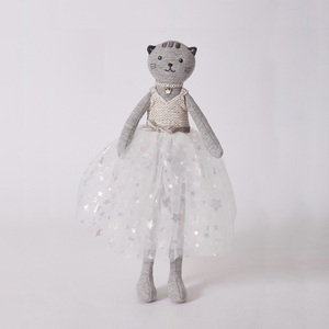 Nuovo e personalizzabile giocattolo per il Comfort del bambino creativo coniglio gatto unicorno Panda animali imbalsamati in abito da <span class=keywords><strong>principessa</strong></span> pieno di cotone PP - Product Image 3
