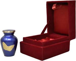 Urnas pequeñas para cenizas humanas, urna para cenizas humanas mujer adulta, funeral de mamá y papá para pequeños recuerdos, viene con estuche negro - Product Image 4