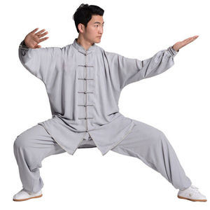Uniforme de kung-fu unisexe pour hommes et femmes Vêtements d'entraînement Vêtements d'arts martiaux traditionnels Uniforme de kung-fu - Product Image 1