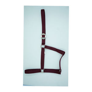 Ensemble de brides de cheval de selle occidentale du fabricant indien licou en nylon rembourré souple avec corde de plomb combo-fabriqué à partir de cuir et de PVC - Product Image 1