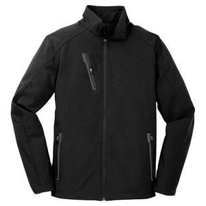 Veste d'hiver coupe-vent imperméable en softshell doublée polaire 100% polyester pour homme, à séchage rapide, respirante, col montant, 2026 - Product Image 2