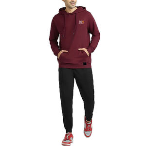 Sweats à capuche pour hommes solides d'hiver nouvellement extensibles en polyester/coton - Product Image 2