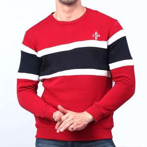 O, cuello Hombres Casual Style100 % Algodón Ropa de invierno Venta al por mayor Hombres Sudaderas Color sólido Ropa de moda por ATLANTIC - Product Image 1
