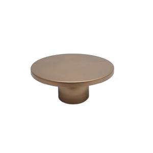 Présentoir à gâteaux de forme ronde en métal à un étage de conception unique, fini en or, présentoir de fête pour événement d'anniversaire, vente en gros en vrac - Product Image 5