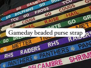 สายกระเป๋าประดับลูกปัดดอกไม้ สไตล์อินเดีย สีและขนาดสั่งทำได้ ลูกปัดแก้วสำหรับตกแต่งกระเป๋า - Product Image 2