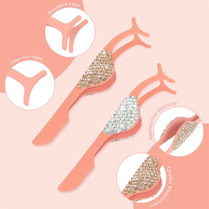 Pince à cils professionnelle courbe extrémité aciers allemands manucure applicateur pince à épiler ennemi faux cils - Product Image 4