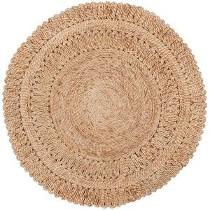 La mejor opción 2025 manteles individuales tejidos de jacinto de agua de algas marinas de ratán naturales redondos y almohadillas para asientos - Product Image 4
